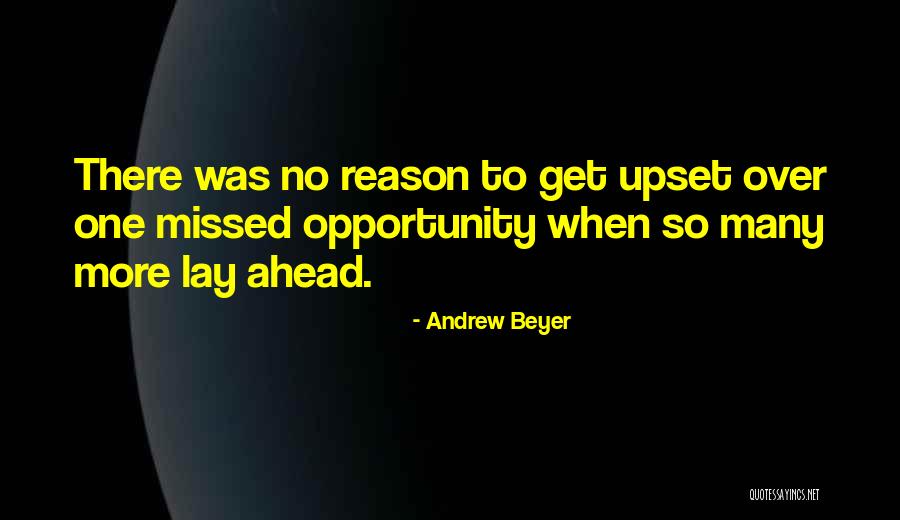 Upset For No Reason Quotes By Andrew Beyer