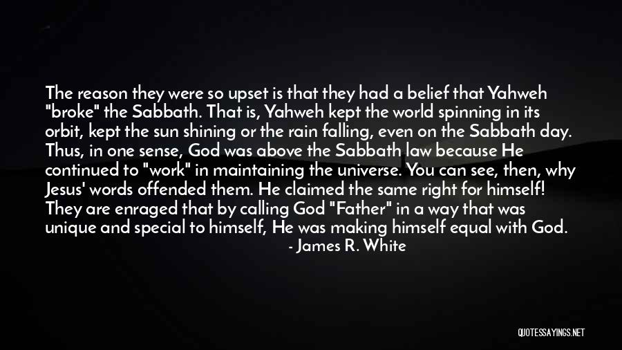 Upset For No Reason Quotes By James R. White Upset For No Reason Quotes By James R. White