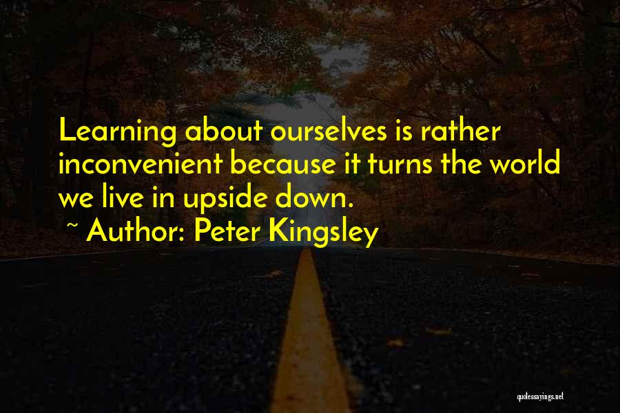 Upside Down World Quotes By Peter Kingsley