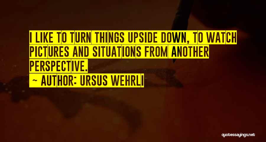Upside Quotes By Ursus Wehrli