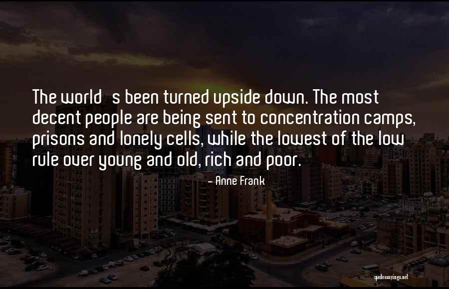 Upside World Quotes By Anne Frank Upside World Quotes By Anne Frank