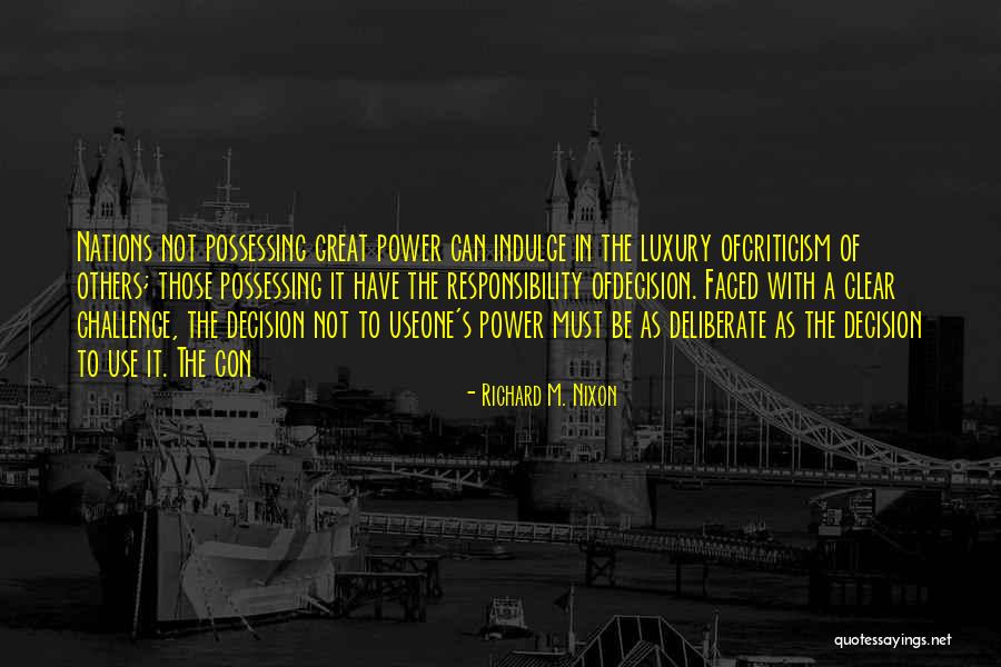 Uracyn Quotes By Richard M. Nixon Uracyn Quotes By Richard M. Nixon