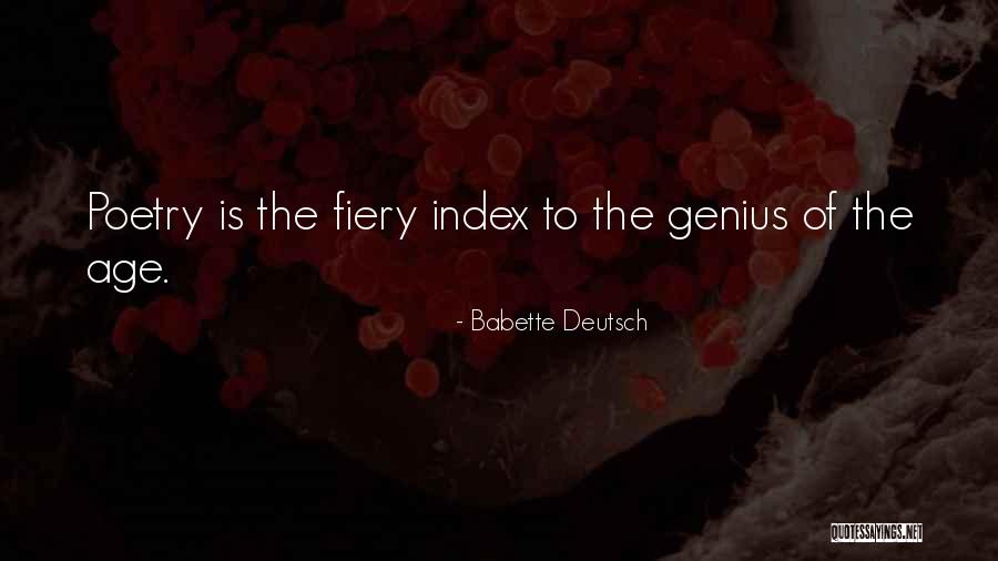Urafiki Carovana Quotes By Babette Deutsch