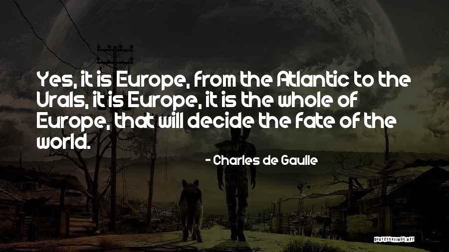 Urals Quotes By Charles De Gaulle Urals Quotes By Charles De Gaulle