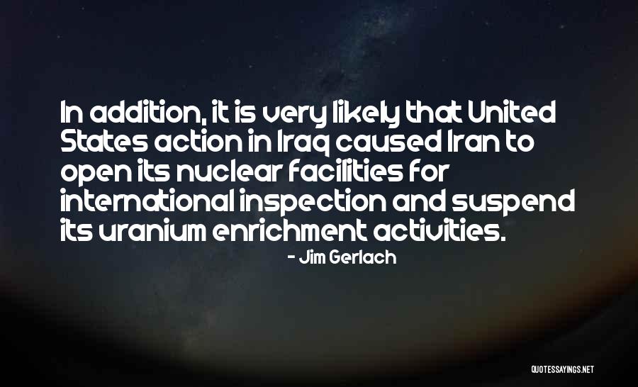 Uranium Quotes By Jim Gerlach