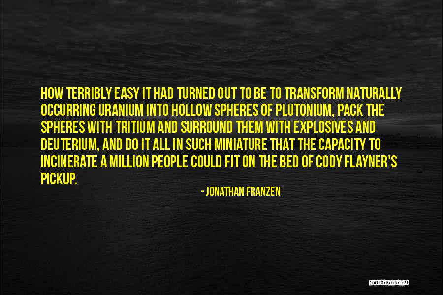 Uranium Quotes By Jonathan Franzen