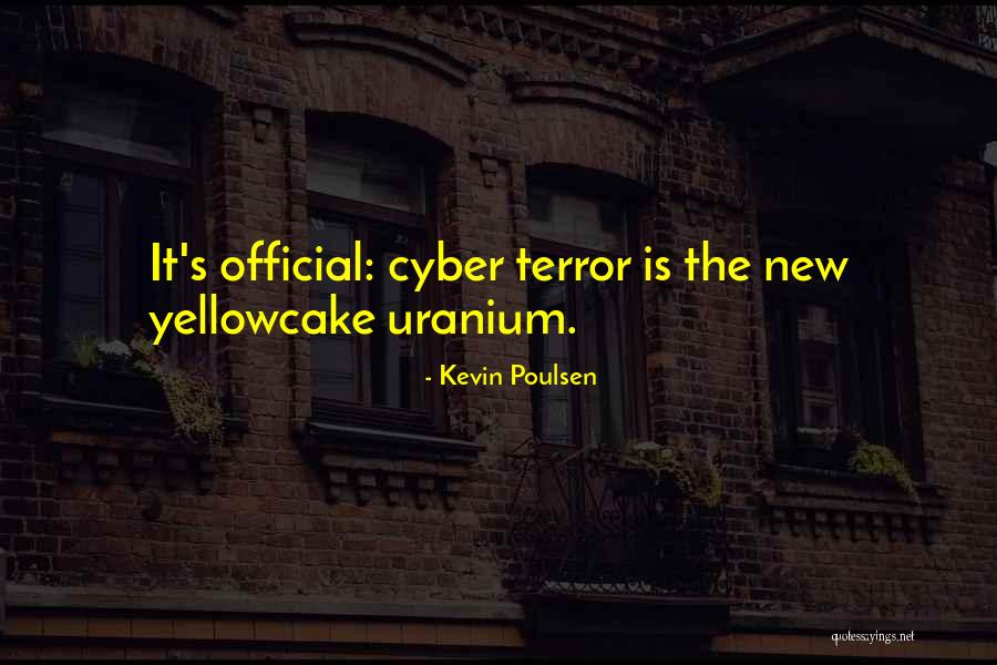 Uranium Quotes By Kevin Poulsen