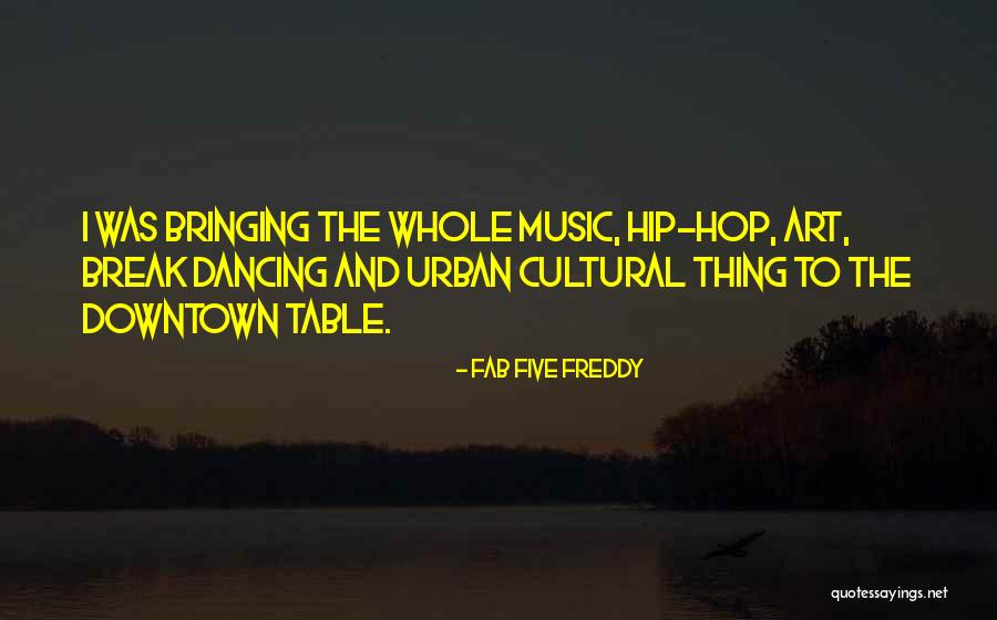 Urban Art Quotes By Fab Five Freddy