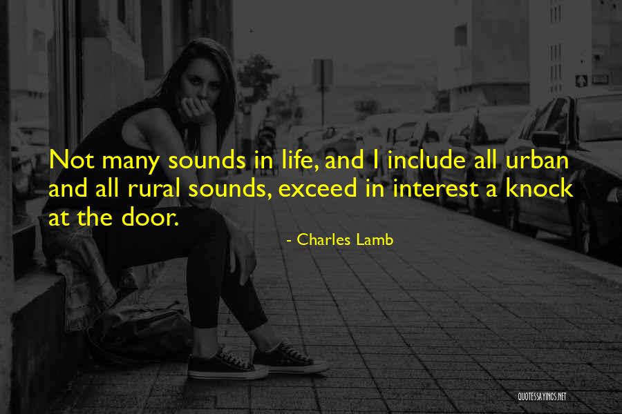 Urban Vs Rural Quotes By Charles Lamb