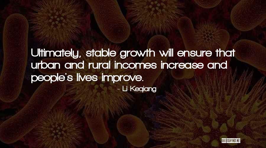 Urban Vs Rural Quotes By Li Keqiang