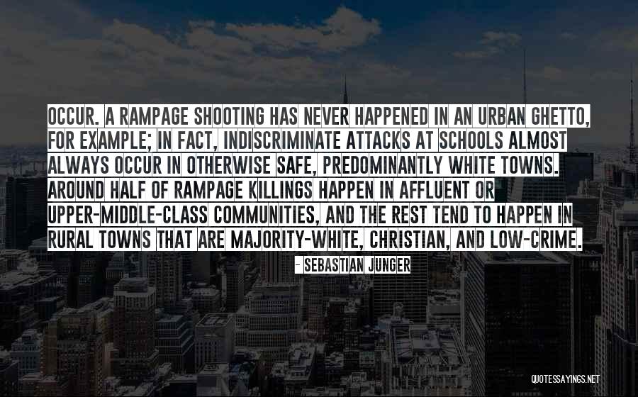 Urban Vs Rural Quotes By Sebastian Junger
