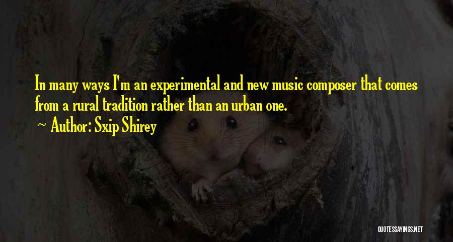 Urban Vs Rural Quotes By Sxip Shirey