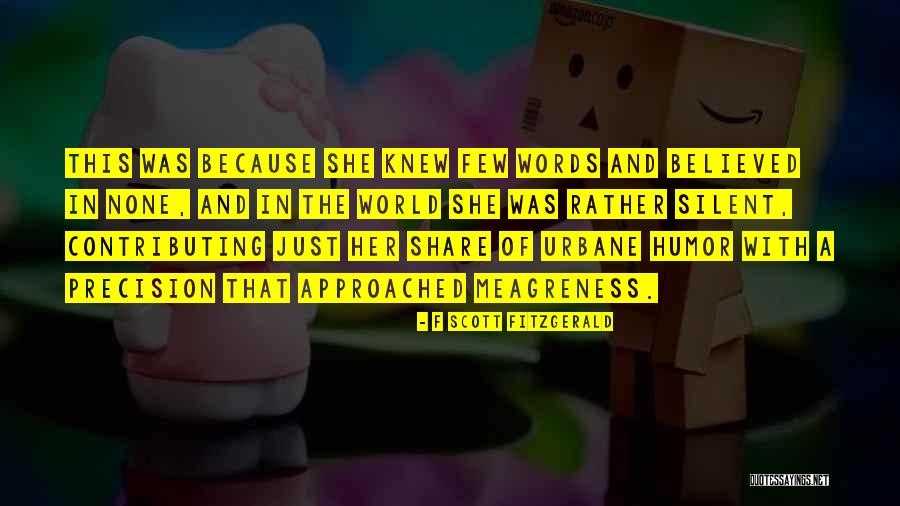 Urbane Quotes By F Scott Fitzgerald Urbane Quotes By F Scott Fitzgerald