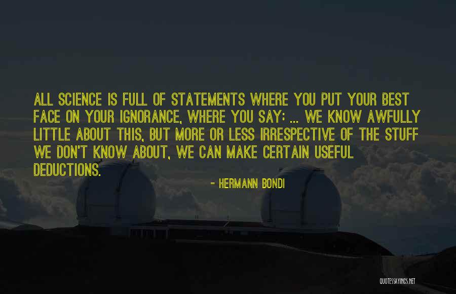 Urbanisme Gilly Quotes By Hermann Bondi Urbanisme Gilly Quotes By Hermann Bondi