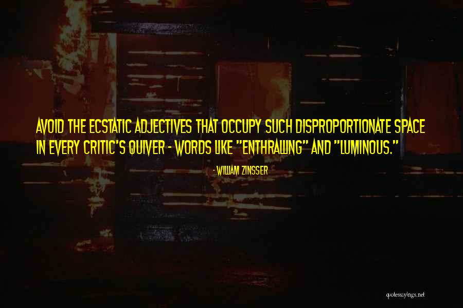 Urey Quotes By William Zinsser Urey Quotes By William Zinsser