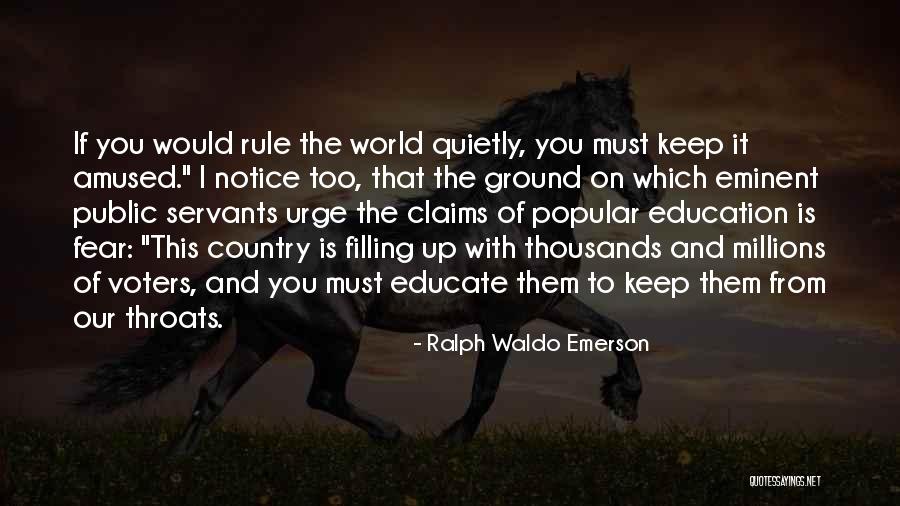 Urge Education Quotes By Ralph Waldo Emerson Urge Education Quotes By Ralph Waldo Emerson