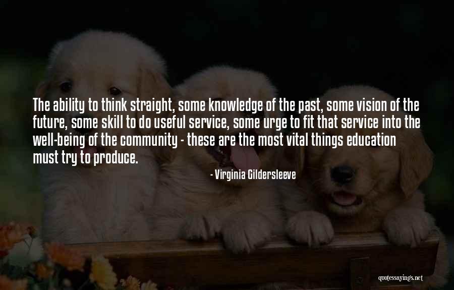 Urge Education Quotes By Virginia Gildersleeve Urge Education Quotes By Virginia Gildersleeve