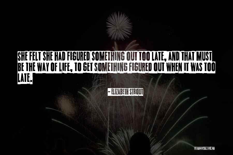 Uries Wildwood Quotes By Elizabeth Strout