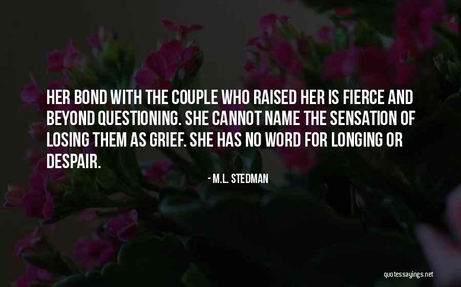 Urning Man Quotes By M.L. Stedman Urning Man Quotes By M.L. Stedman