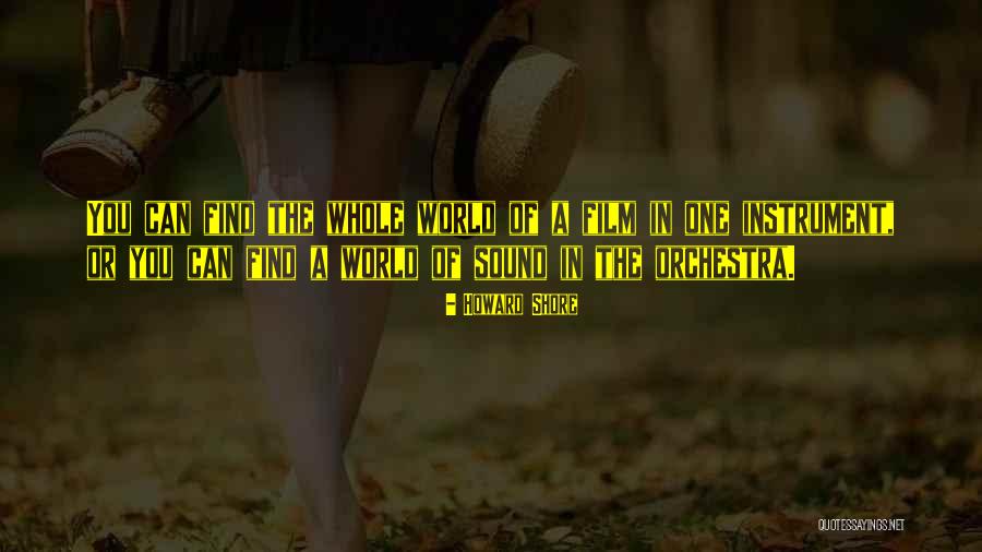 Urosne Quotes By Howard Shore Urosne Quotes By Howard Shore