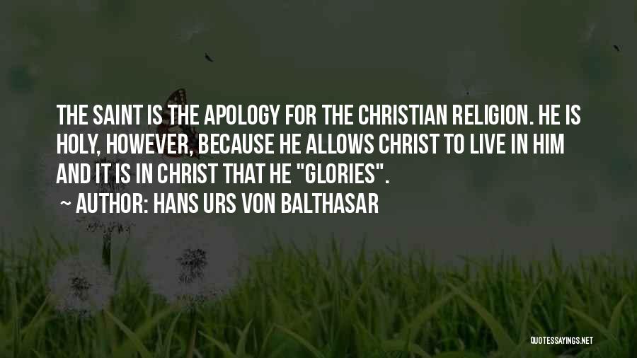 Urs Von Balthasar Quotes By Hans Urs Von Balthasar