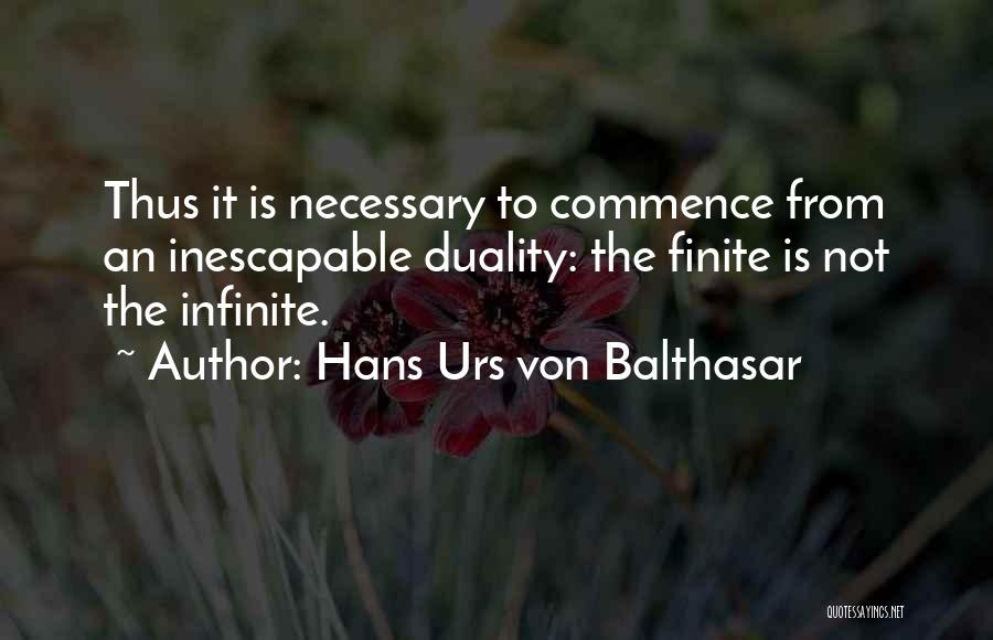 Urs Von Balthasar Quotes By Hans Urs Von Balthasar