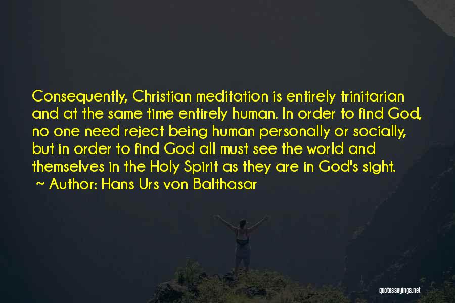 Urs Von Balthasar Quotes By Hans Urs Von Balthasar