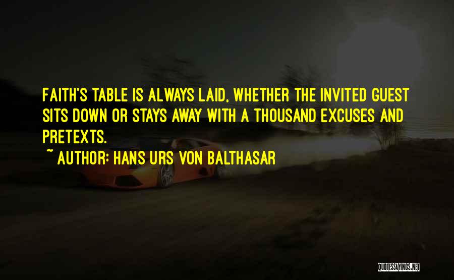 Urs Von Balthasar Quotes By Hans Urs Von Balthasar