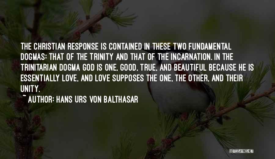 Urs Von Balthasar Quotes By Hans Urs Von Balthasar