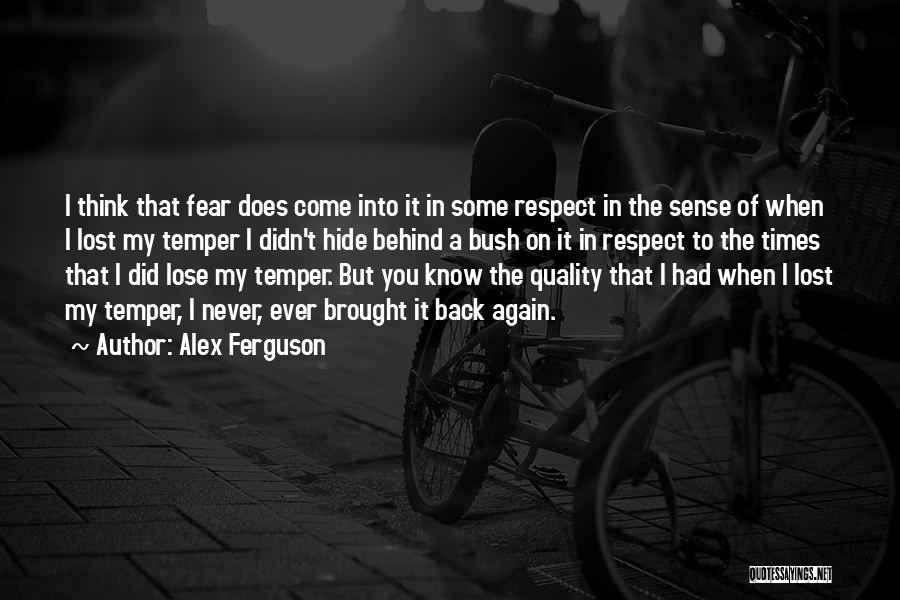 Urself Quotes By Alex Ferguson