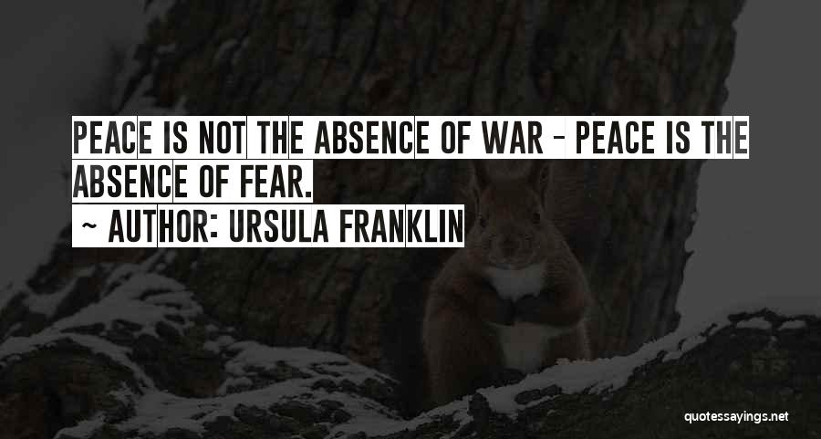 Ursula Franklin Quotes 1981226