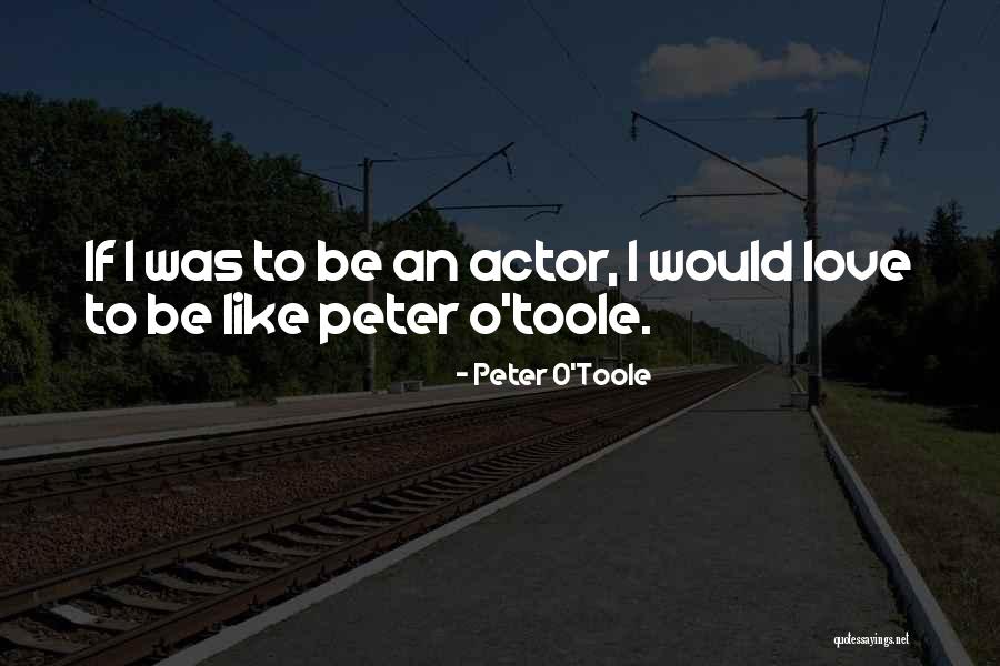 Urszula Salon Quotes By Peter O'Toole