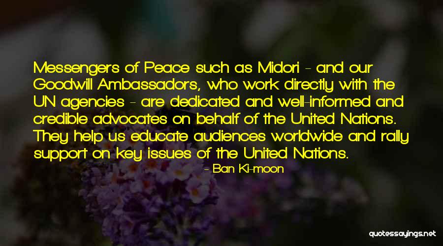 Us Agencies Quotes By Ban Ki-moon Us Agencies Quotes By Ban Ki-moon