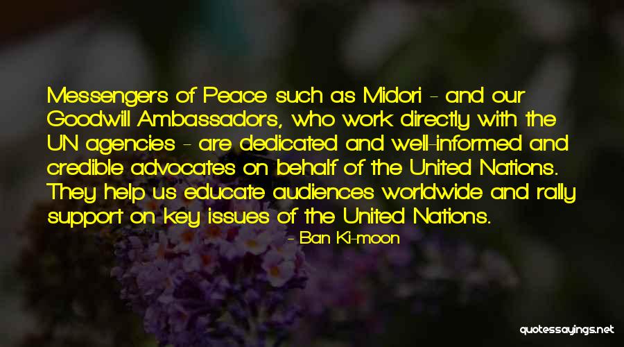 Us Agencies Quotes By Ban Ki-moon