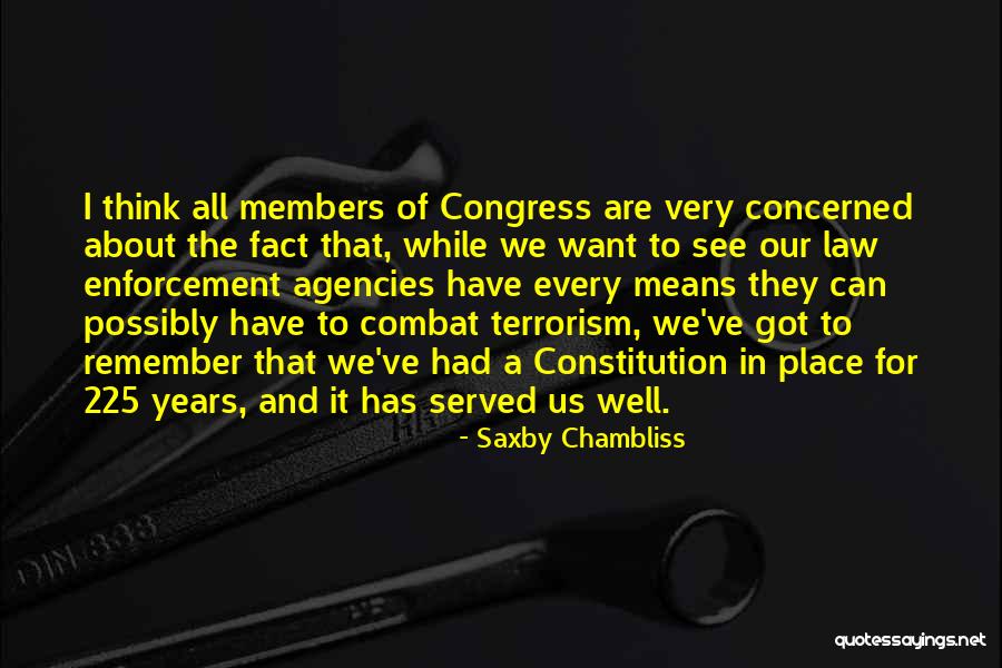 Us Agencies Quotes By Saxby Chambliss Us Agencies Quotes By Saxby Chambliss