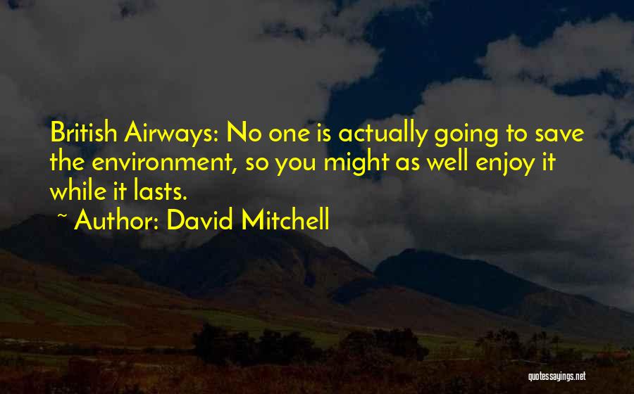 Us Airways Quotes By David Mitchell
