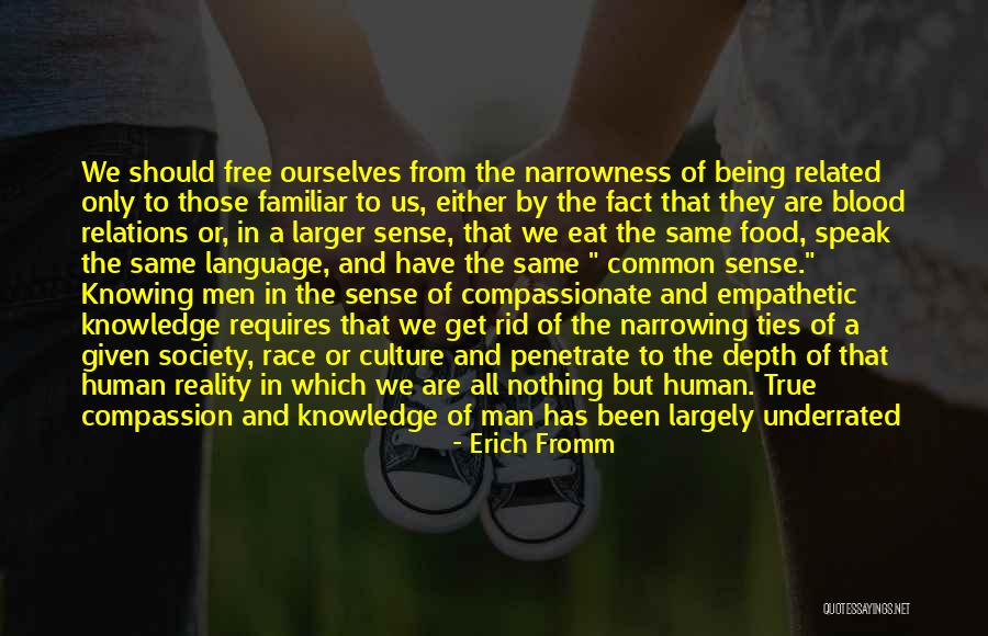 Us All Being Human Quotes By Erich Fromm