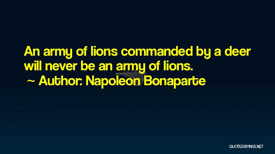 Us Army Inspirational Quotes By Napoleon Bonaparte