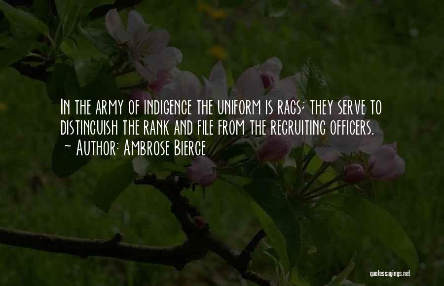 Us Army Recruiting Quotes By Ambrose Bierce