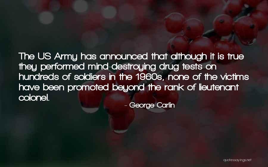 Us Army Soldiers Quotes By George Carlin