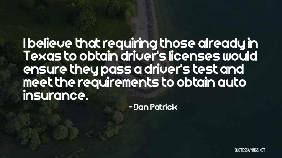 Us Auto Insurance Quotes By Dan Patrick