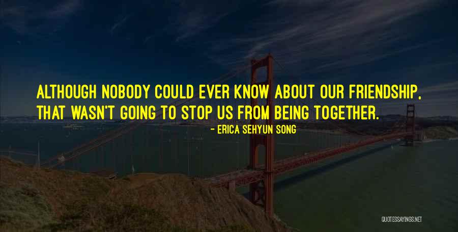 Us Being Together Quotes By Erica Sehyun Song