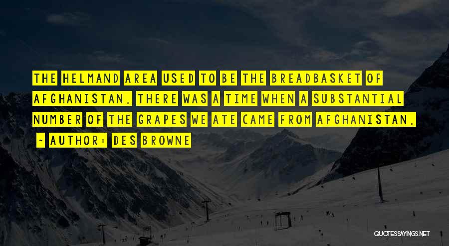 Us Breadbasket Quotes By Des Browne