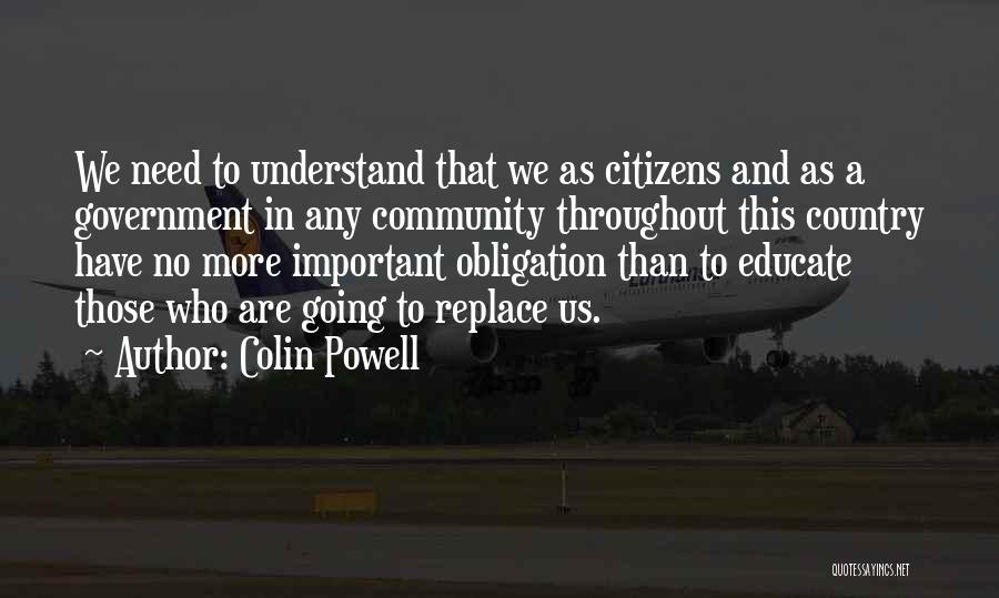 Us Citizens Quotes By Colin Powell
