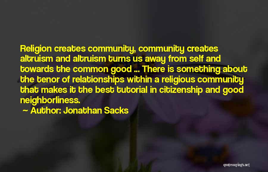 Us Citizenship Quotes By Jonathan Sacks