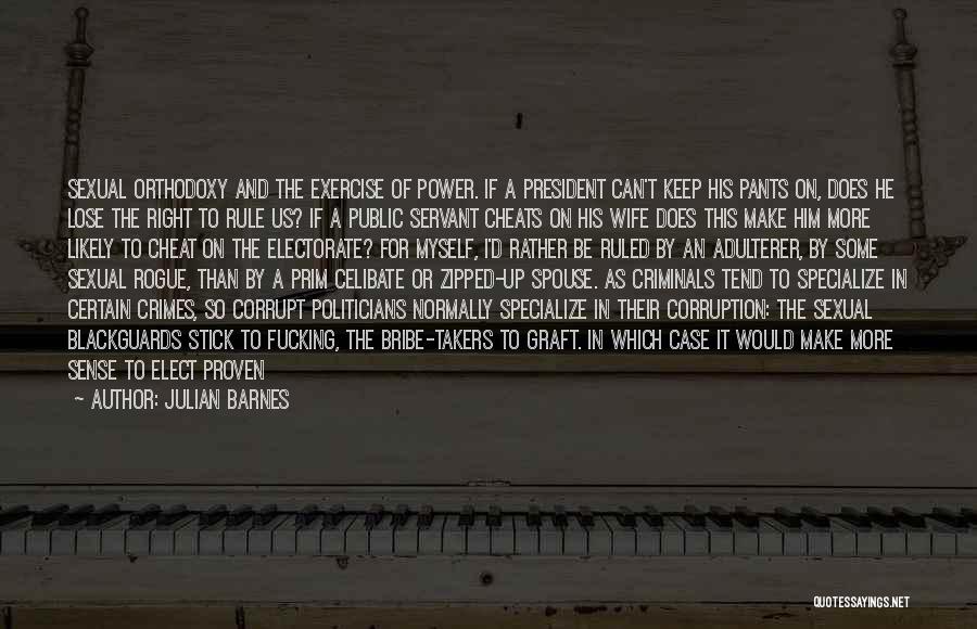 Us Corruption Quotes By Julian Barnes