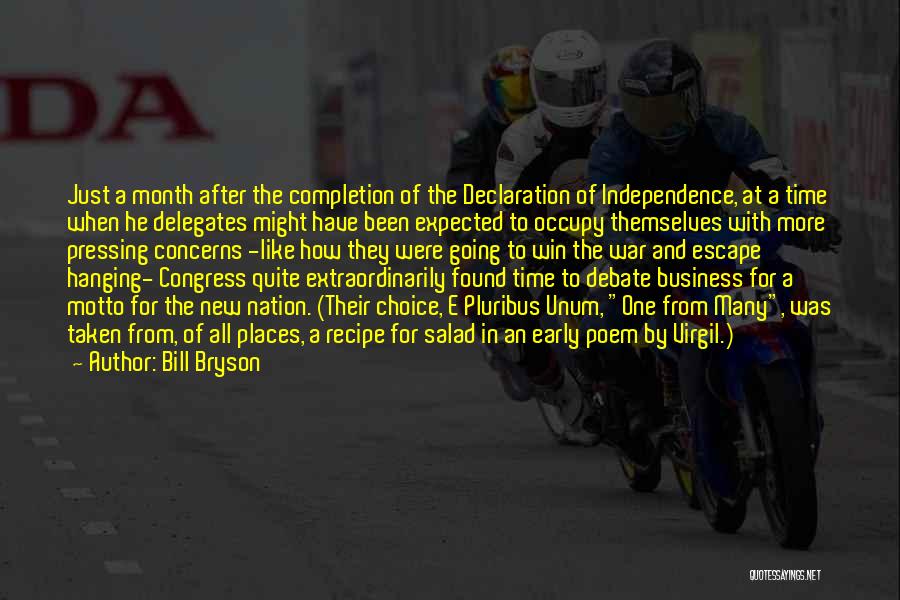 Us Declaration Of Independence Quotes By Bill Bryson