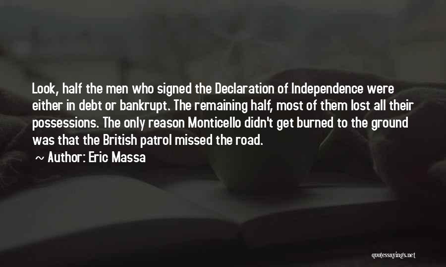 Us Declaration Of Independence Quotes By Eric Massa
