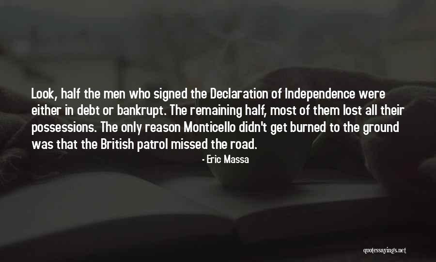 Us Declaration Of Independence Quotes By Eric Massa