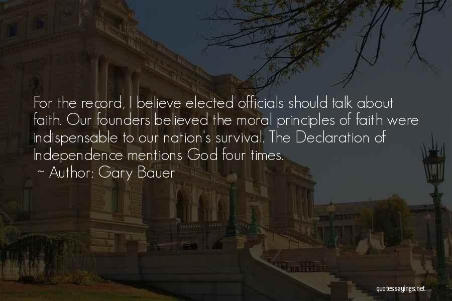 Us Declaration Of Independence Quotes By Gary Bauer